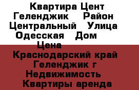 Квартира Цент Геленджик  › Район ­ Центральный › Улица ­ Одесская › Дом ­ 3 › Цена ­ 3 500 - Краснодарский край, Геленджик г. Недвижимость » Квартиры аренда посуточно   . Краснодарский край,Геленджик г.